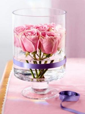 Centrotavola con rose