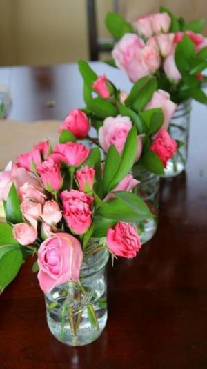 Centrotavola di rose
