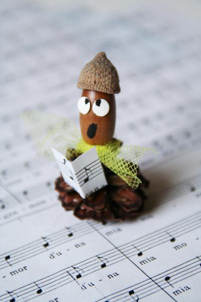 Lavoretto di Natale per i bambini: il cantore Lavoretto di Natale per i bambini: il cantore