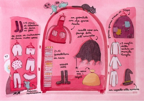 manuale-della-befana_illustrazione_il-guardaroba manuale-della-befana_illustrazione_il-guardaroba